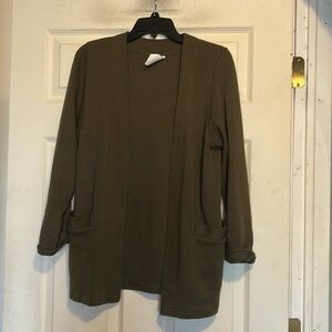 Weekenders Olive Green Cardigan Size XS